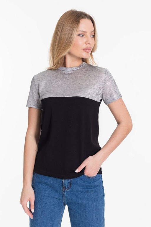Футболка М324179а черный - Елена фото 5