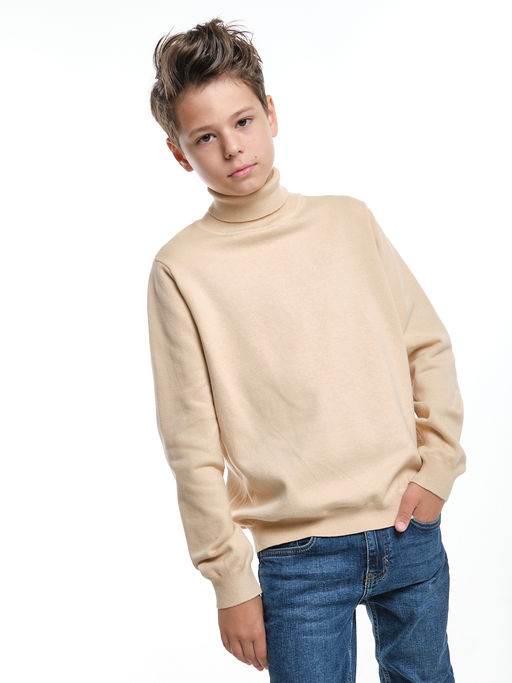 Джемпер (водолазка) 33-12240 бежевый