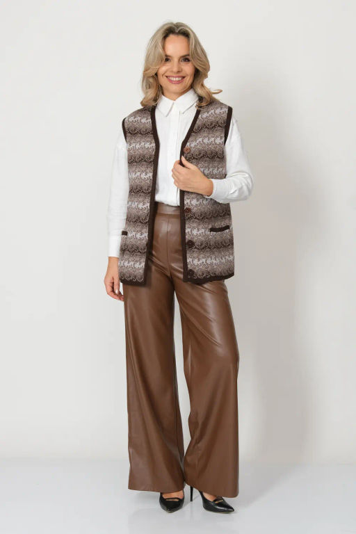 ЗЛАТА Жилет В 2370/бежевый