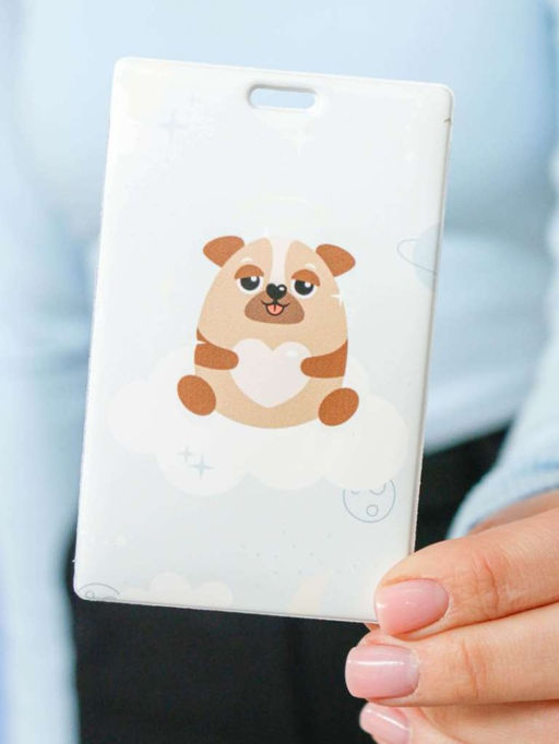 Держатель для карт Space dog (6,5 х 10,4 см)
