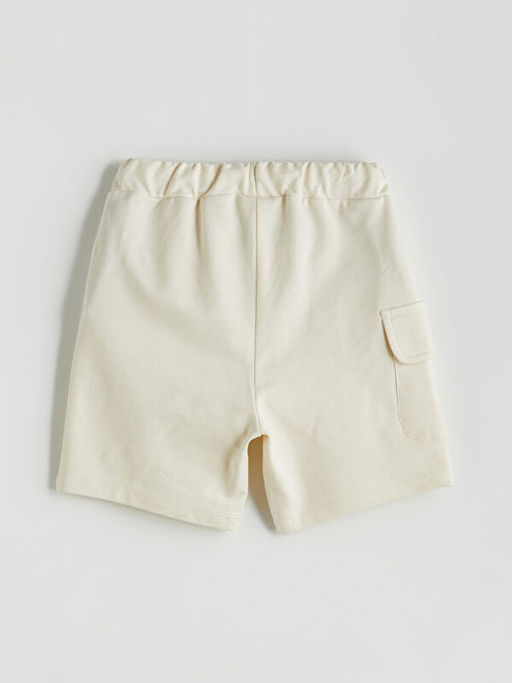 Beli Lastikli Bask?l? Erkek ?ocuk ?ort