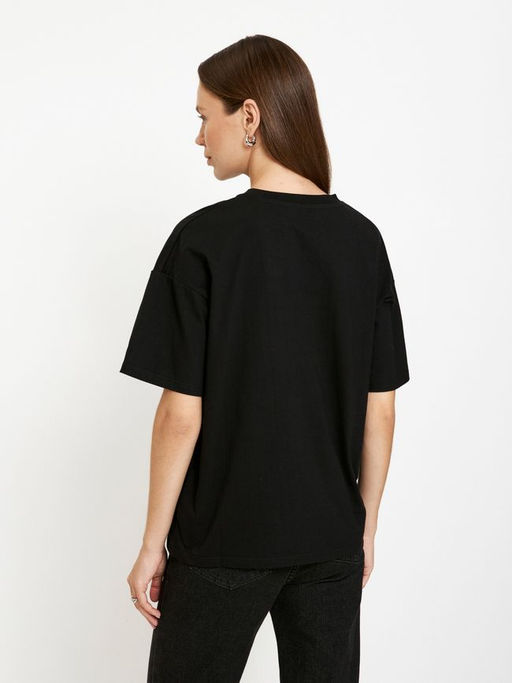 10200510124 Футболка жен. Kalanchoe черный - Concept club фото 2