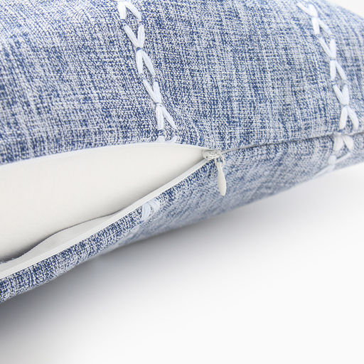 Наволочка декоративная Этель Косичка цвет синий,45х45 см полиэстер  фото 4