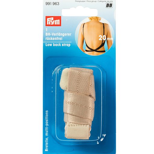 Застежка PRYM 991963 удлинитель застежки полиэстер 20 мм 1 шт телесный