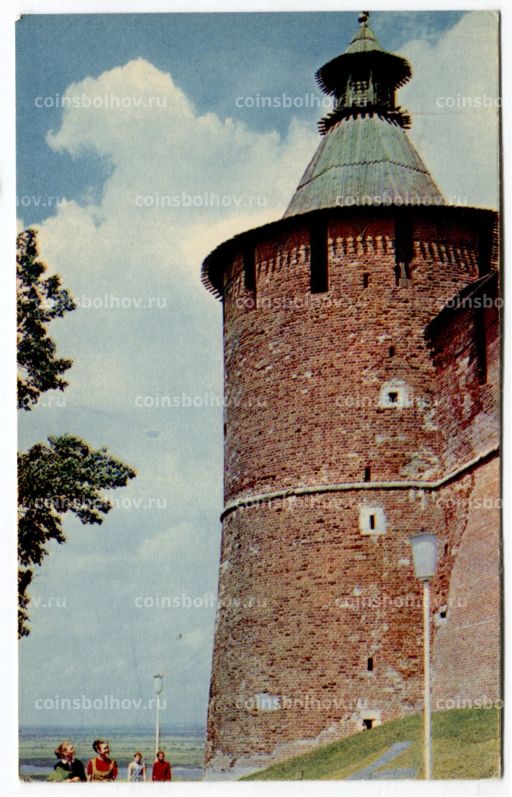 Открытка Горький Тайницкая башня