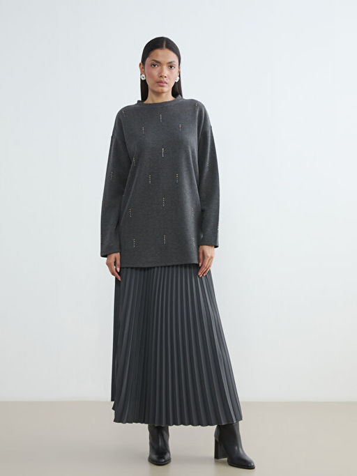 Soft Touch Ta?l? Kad?n Sweatshirt Tunik