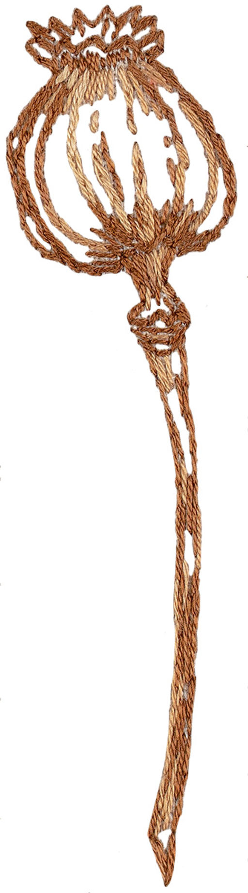 Набор для вышивания PANNA Живая картина JK-2283 Мак и лаванда 5.5 х 12.5 см