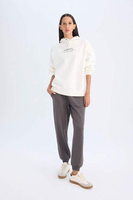 Спортивные брюки стандартного кроя с кружевным поясным карманом - Defacto фото 3