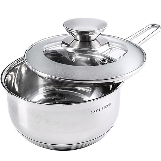 30968 Ковш с крышкой 1 л 14 см нерж/ст MB (х8) - Mayer&boch фото 2