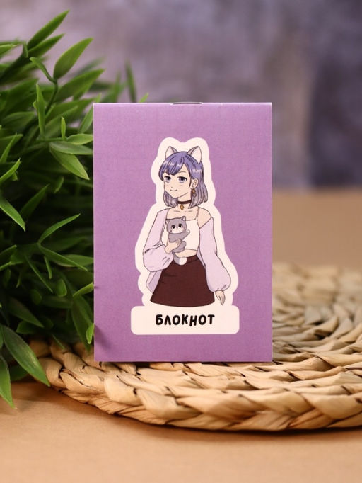 Блокнот А7 Аниме Cute cat Girl - I likegift фото 2