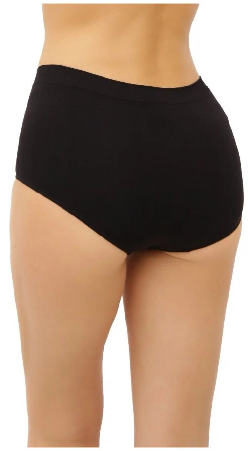 Женские трусы с высокой талией из мягкой микрофибры Culotte-SF__бесшовные трусы