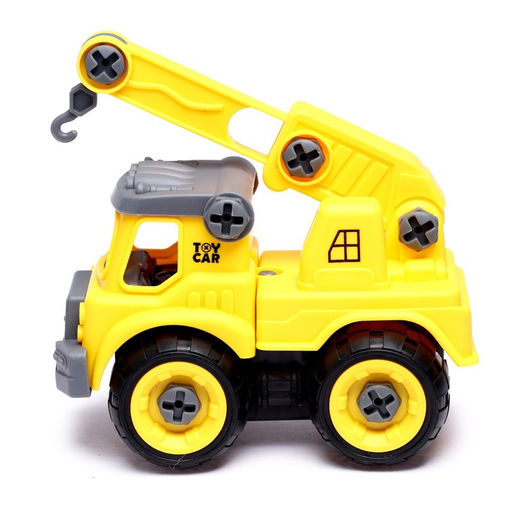 Конструктор винтовой Машина с краном, с отвёрткой, 26 деталей - Simaland фото 2