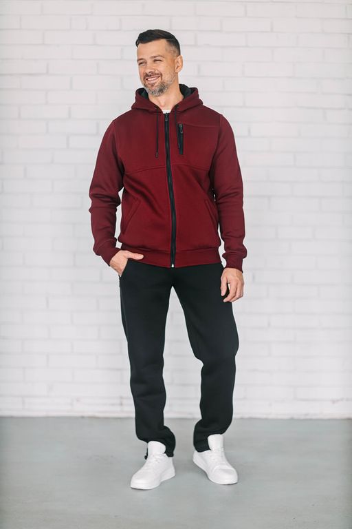 С НАЧЕСОМ утепленная Толстовка Футер 3-х нитка