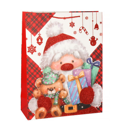 Пакет подарочный 31х40х12 / 109-1L /уп 12/360/Новый год - Галеонтрейд фото 2