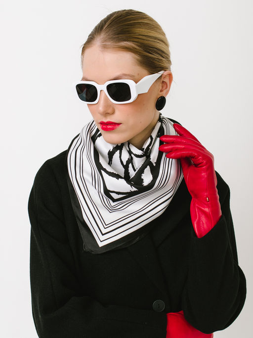 Большой мягкий очень нежный двусторонний платок - Tantino фото 7