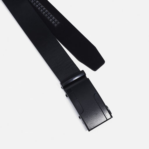 Ремень мужской, ширина 4 см, автомат, пряжка металл, цвет чёрный - Simaland фото 2