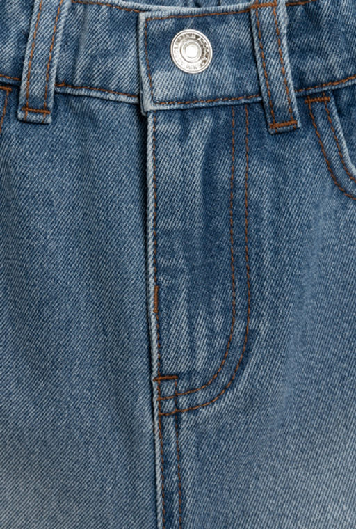 ACOOLA / Брюки джинсовые детские для девочек Roug синий  фото 3