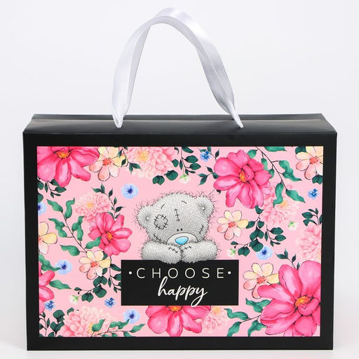 Цена за 2 шт. Пакет подарочный-коробка, 28?20?13 см Choose happy, упаковка, Me To You