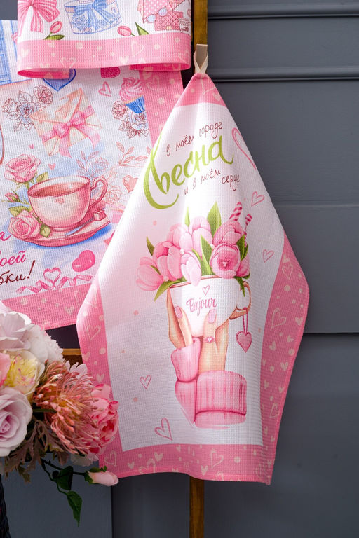 Весна идет набор полотенец кухонных - Натали фото 3