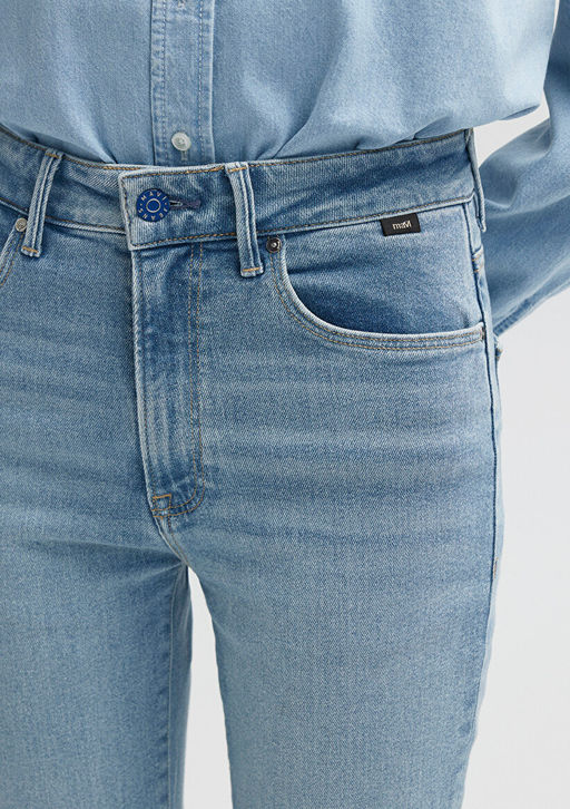 Viola Premium Blue Ac?k Mavi Jean Pantolon  фото 8