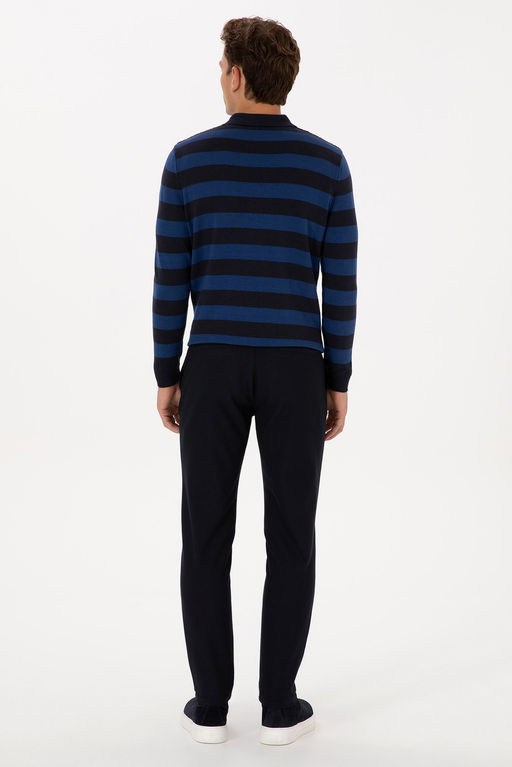 Erkek Lacivert Jogger Fit Kanvas / Chino Pantolon - U.s. polo assn фото 4