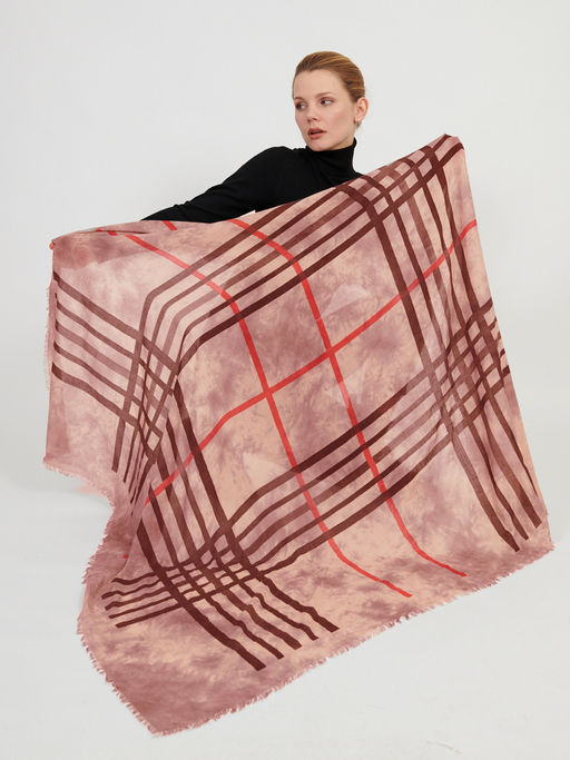 Большой, красивый платок из вареного хлопка - Tantino фото 2