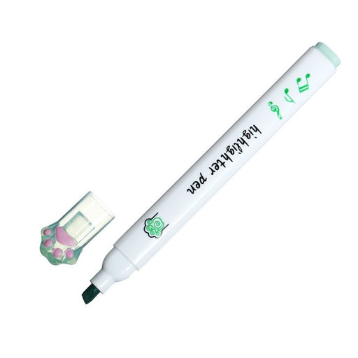 Набор маркеров-текстовыделителей «Лапки», 6 цветов, скошенный наконечник, узел 5 мм