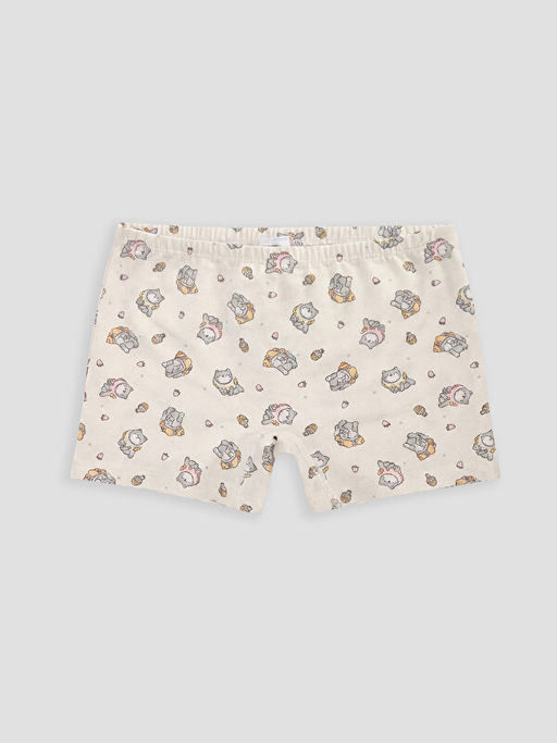 Bask?l? K?z ?ocuk Boxer 3l?