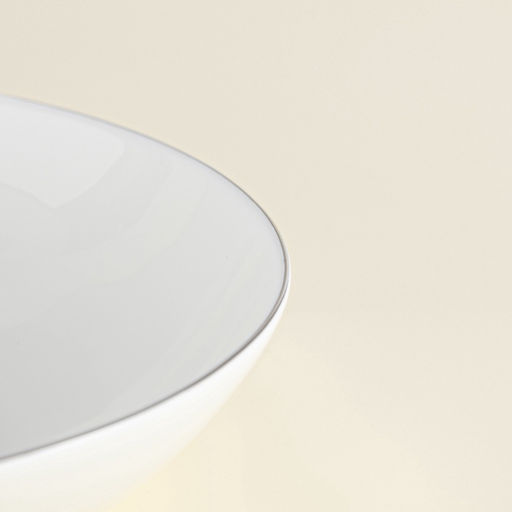 Тарелки глубокие SL Home «Каскарон», 700 мл, d=20 см, набор 2 шт., костяной фарфор, белые