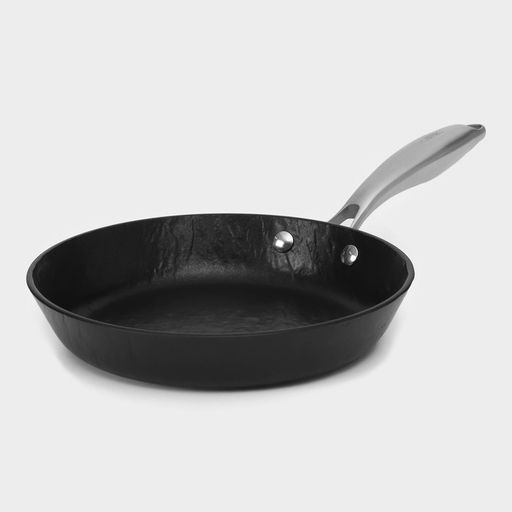 Сковорода Magistro Rock Stone, d=22 см, h=4.3 см, кованый алюминий, антипригарное покрытие, индукция, чёрная фото 3