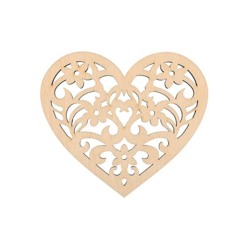 Заготовка для декорирования Mr. Carving ВД-338 Сердечко декоративное 3 фанера 9 х 8 х 0.3 см  фото 3
