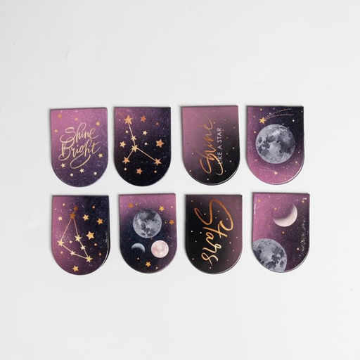 Набор магнитных закладок 8 шт на круглой подложке IN MY SPACE - Artfox фото 3