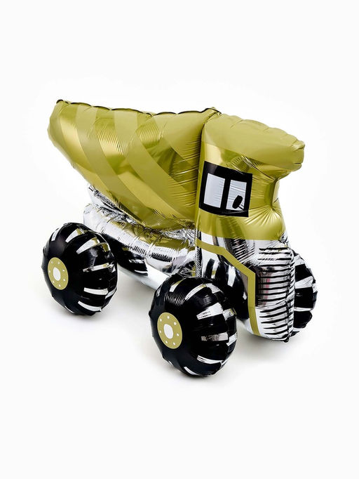 Воздушный шар фольгированный 3D 25" «Зелёный камаз», под воздух