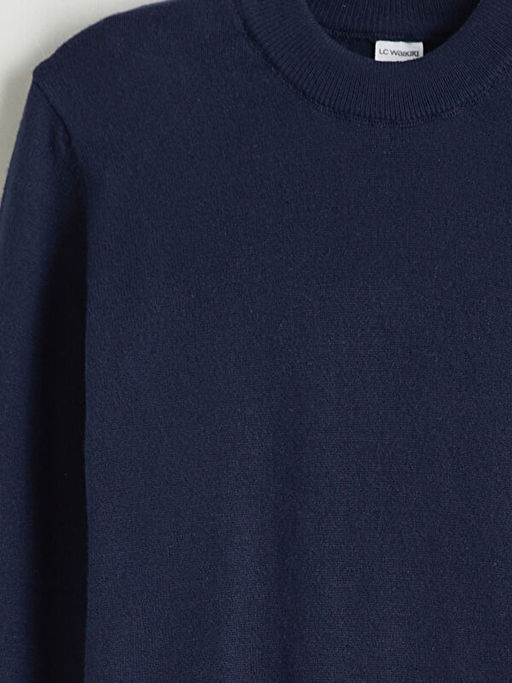 Bisiklet Yaka Erkek ?ocuk Triko Kazak