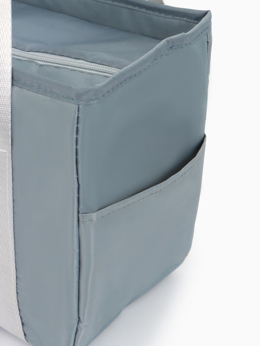 Термосумка на молнии, 6.4 л, серая