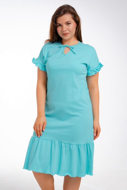 Платье женское из кулирки Чейси 2 ментол - Амадэль фото 18