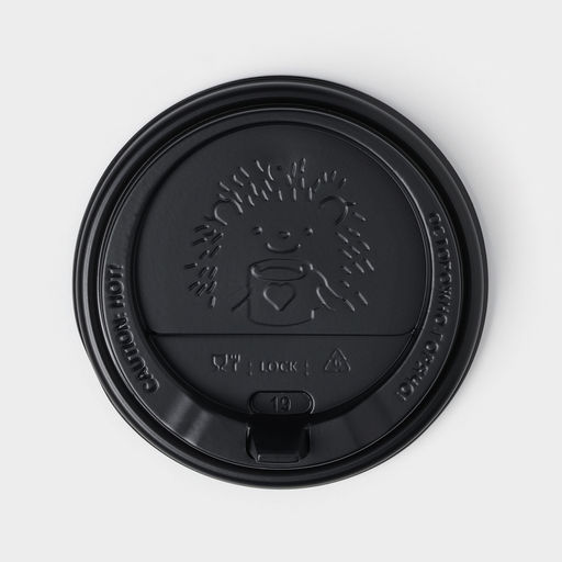 Цена за 100 шт. Крышка одноразовая для стакана чёрная, с клапаном, d=9 см - Simaland фото 10