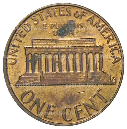 Монета 1 цент 1981 года D США