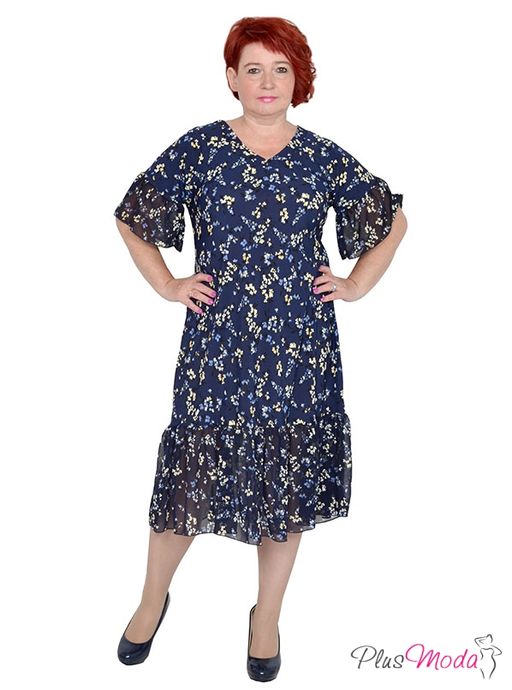 Платье Модель №1271 размеры 44-84 - Plusmoda фото 2