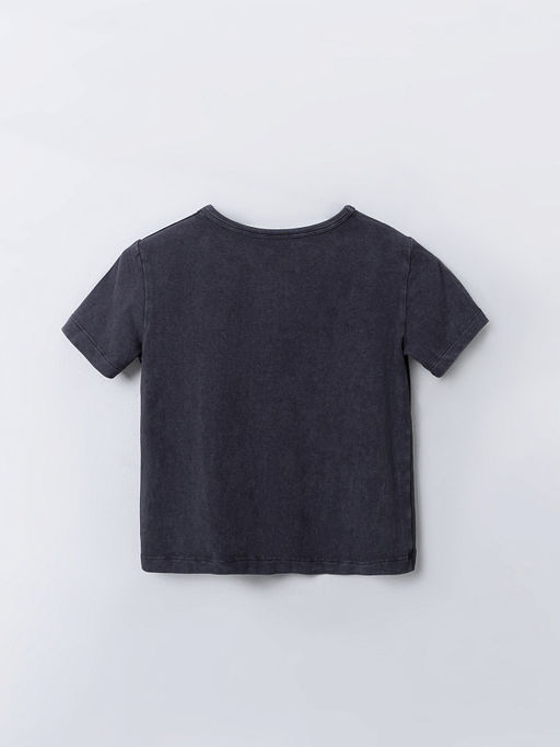 Футболка для девочек серая укороченная - Mark formelle фото 6