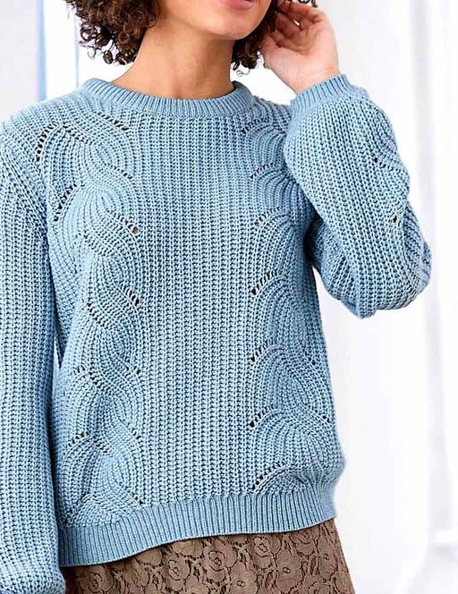 Пуловер, голубой - Linea tesini фото 6