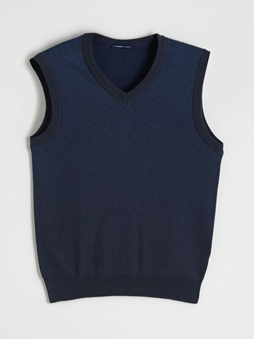 Standart Kal?p V Yaka Erkek Triko S?veter