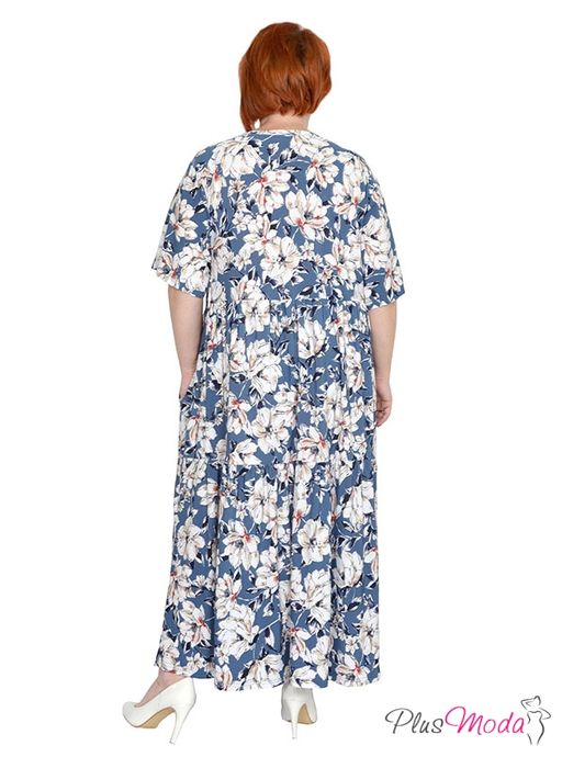 Платье Модель №1193 размеры 44-84 - Plusmoda фото 4