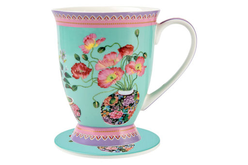 Кружка с подставкой Маки, 0,3 л - Maxwell & Williams фото 2