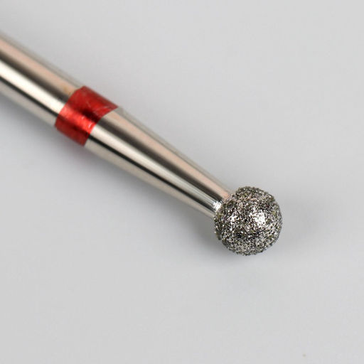 Фреза алмазная для маникюра «Шар», мелкая зернистость, 3.1 мм, в пластиковом футляре - Queen fair фото 3