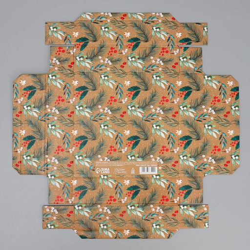 Коробка складная Яркого Нового года, 20 20 5 см - Дарите счастье фото 8