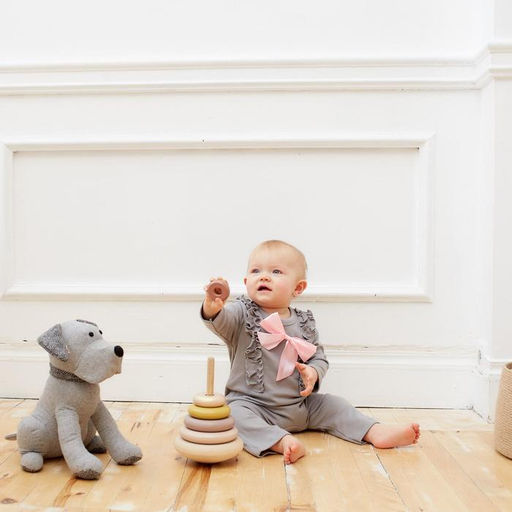 Комбинезон с бантиком Крошка Я, BASIC LINE, рост 80-86 см  фото 3