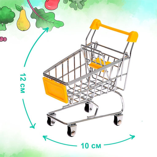 Тележка для покупок Мини, цвета МИКС - Simaland фото 2