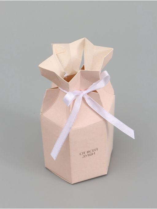 Цена за 5 шт. Бонбоньерка «От всей души», 6.9×12×6 см