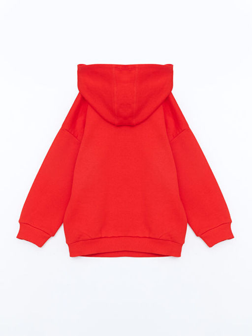 Kap??onlu Bisiklet Yaka Bask?l? Erkek Bebek Sweatshirt ve E?ofman Alt 2li Tak?m - Waikiki фото 3